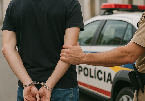 Após enviar diversas mensagens, jovem vai até a casa da ex e acaba preso por ameaça