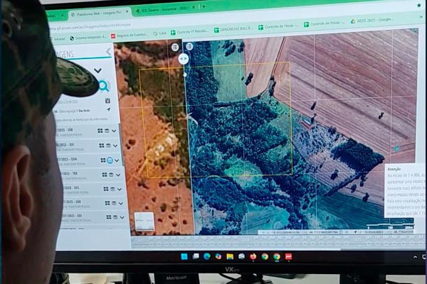 Polícia usa tecnologia via satélite para combater desmatamento ilegal na região