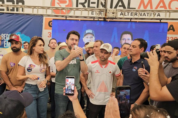 Veja como foi o lançamento da candidatura de Falcão e Cleitinho ao Governo do Estado em Patos de Minas