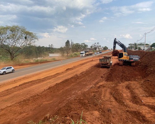 Construção de trevos de acesso na MGC354 avança para dar mais segurança aos motoristas