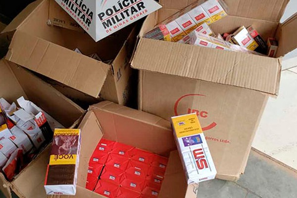 Comerciantes flagrados com cigarros contrabandeados e jogo do bicho são presos pela PM