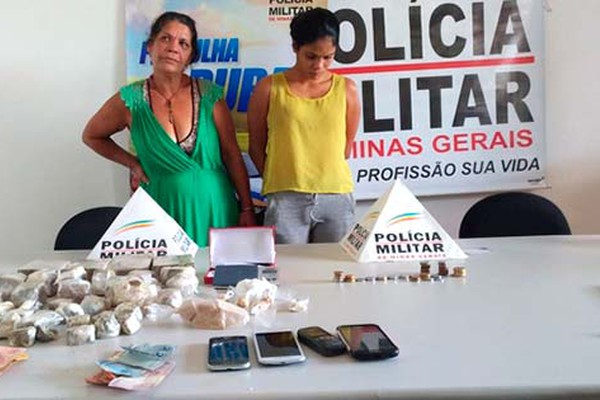 Mãe e filha naturais de Presidente Olegário são presas por tráfico de drogas em Estrela do Sul