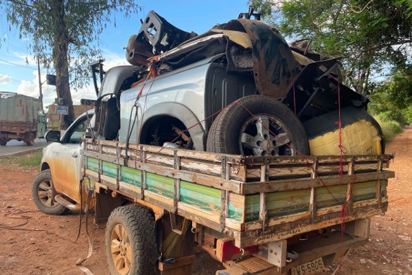 Funcionário de Ferro Velho é preso transportando peças de caminhonete furtada em Patos de Minas