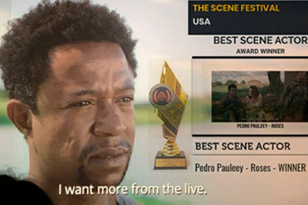 Ator Patense conquista prêmio de melhor ator em festival de cinema nos Estados Unidos