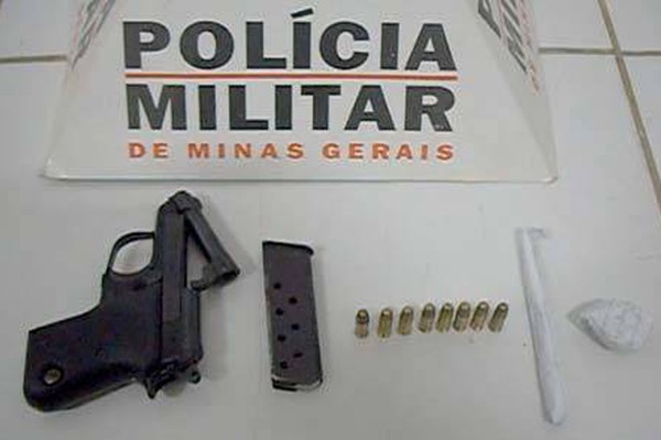 Polícia Militar encontra arma de fogo com garoto de 15 anos em Carmo do Paranaíba