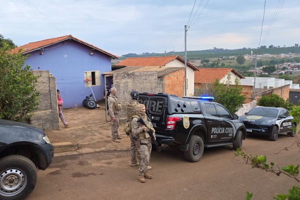 Polícia Civil deflagra grande operação contra facção criminosa em cidades do Alto Paranaíba e Norte de Minas