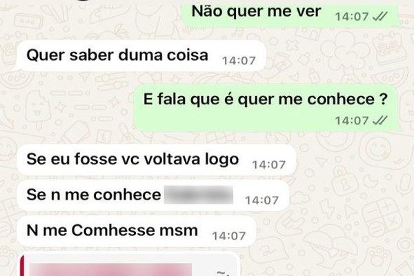 Jovem expõe ameaça de ex após término de relacionamento em Patos de Minas