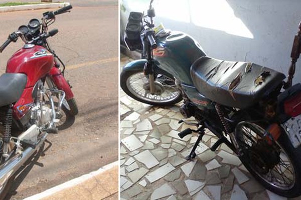 Polícia Militar de Carmo do Paranaíba recupera duas motocicletas furtadas
