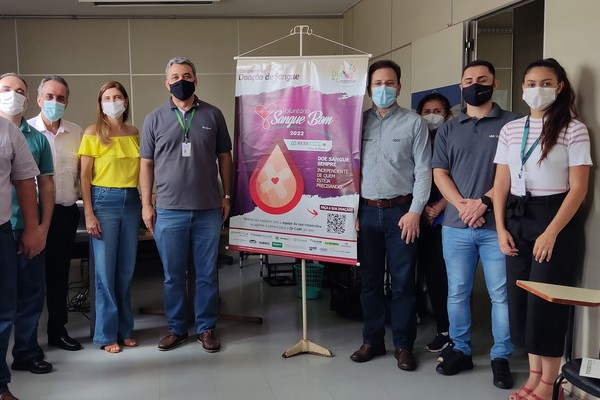 Com estoque de sangue em baixa, Rede Coop antecipa campanha Voluntário Sangue Bom em Patos de Minas