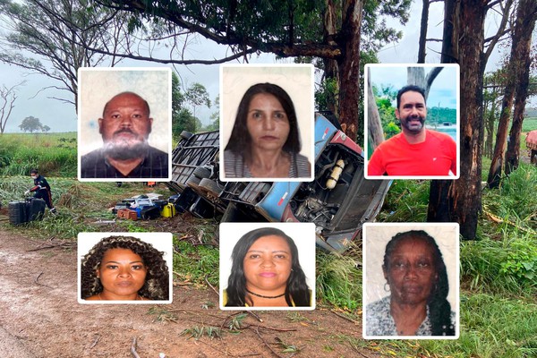 Quem eram os seis passageiros que morreram no acidente com ônibus em Patos de Minas