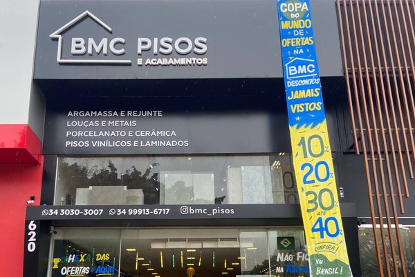 BMC Pisos e Acabamentos entra no clima da Copa do Mundo e anuncia descontos de até 40%