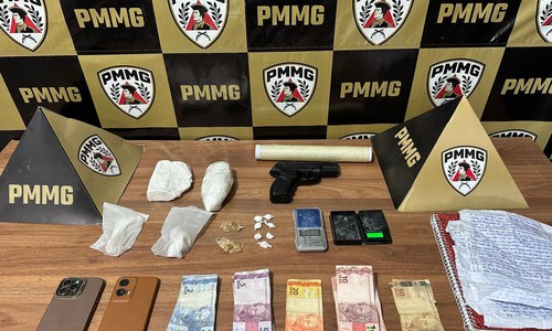 Homem é preso em São Gotardo quando comercializava drogas em motocicleta