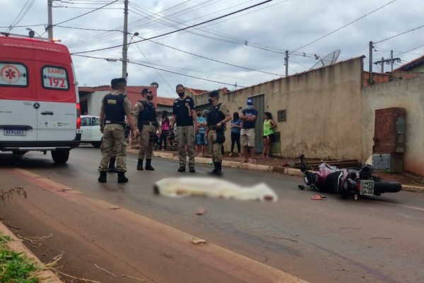 Pedestre não resiste e vem a óbito após ser atingida por motociclista em Patos de Minas