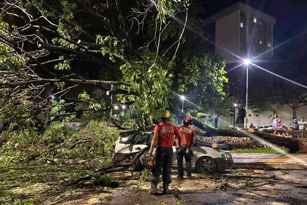 Corpo de Bombeiros apresenta balanço dos estragos provocados pelo temporal em Patos de Minas e região