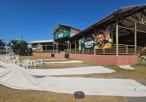 Arena da Copa está de volta neste domingo (05) na Fazendinha com transmissão de Brasil e Noruega e shows ao vivo