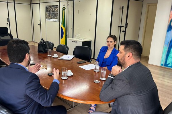 Ludmila e Falcão se reúnem com autoridades em Brasília em busca de recursos para a região