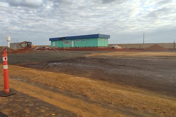 Construção das praças de pedágio na BR-365 já estão a todo vapor; nenhum sinal de duplicação