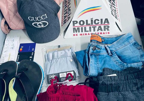 Homens que faziam compras na cidade com cartão furtado são presos pela Polícia Militar