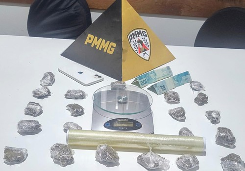 Operação da PM termina com prisão por tráfico e apreensão de drogas em Serra do Salitre