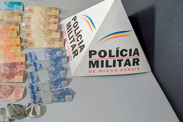 Suspeitos de tráfico de drogas são presos com maconha e dinheiro em Patos de Minas