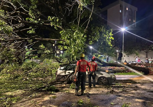 Corpo de Bombeiros apresenta balanço dos estragos provocados pelo temporal em Patos de Minas e região
