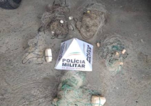 Operação ambiental flagra posse ilegal de arma e apreende petrechos de pesca proibida em São Gonçalo do Abaeté