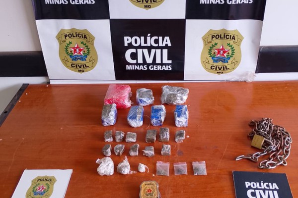 Jovem é preso em casa com várias porções de maconha em São Gotardo