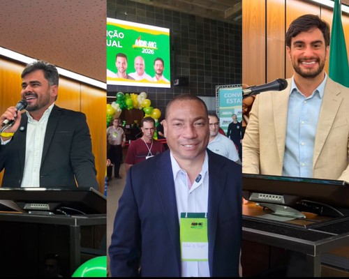 MDB oficializa José Eustáquio, Wilian Campos e Vitor Porto como candidatos nas eleições de 2026