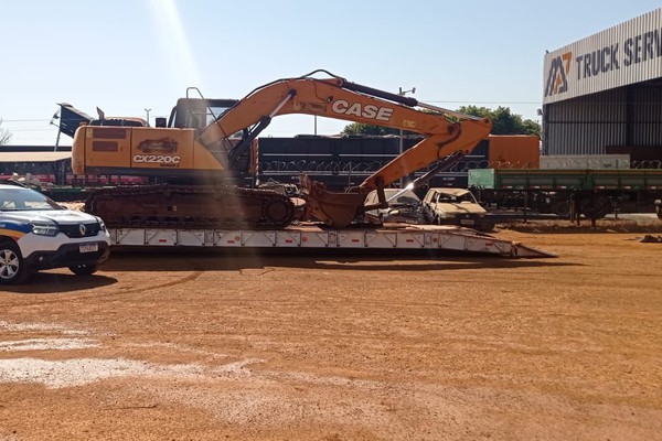 Polícia Militar recupera máquina furtada e prende suspeitos em Patos de Minas por receptação