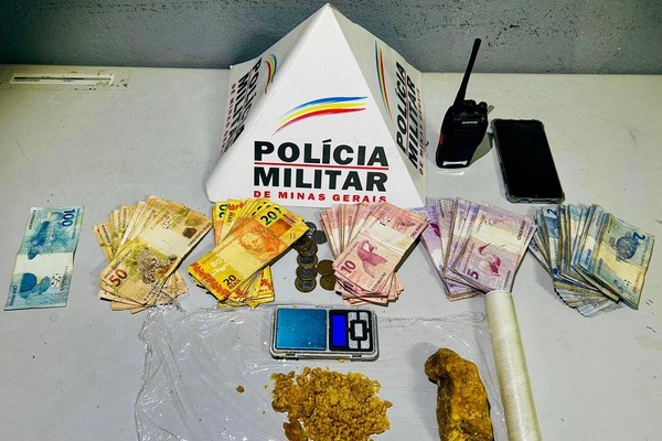 Denúncia anônima leva a Polícia a ponto de tráfico no bairro Padre Eustáquio; suspeito foi preso