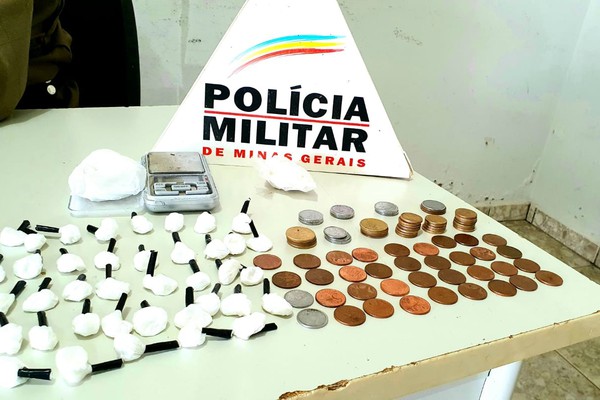 Polícia Militar prende jovem com 39 papelotes de cocaína em Lagoa Grande