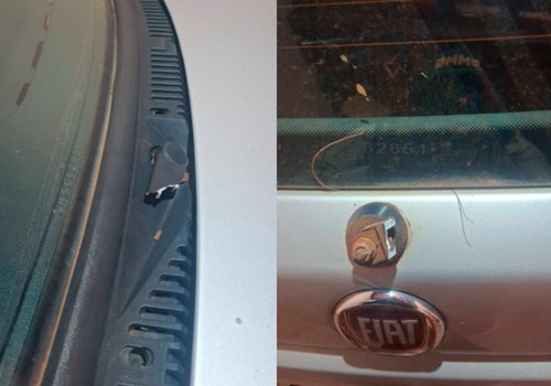 Homem é agredido com capacetada e tem carro depredado pela ex-companheira em Patos de minas