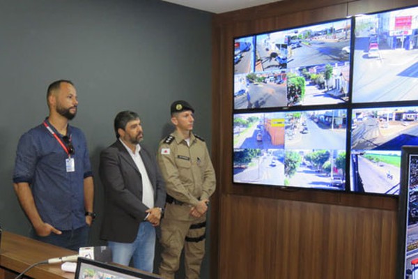Polícia Militar inaugura central de Videomonitoramento “Olho Vivo” em Carmo do Paranaíba