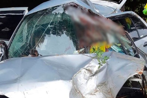 Motorista morre após bater violentamente em árvore na BR-040 em João Pinheiro
