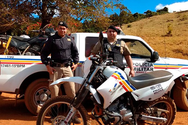 Polícia Militar age rápido e recupera motocicleta furtada em Presidente Olegário