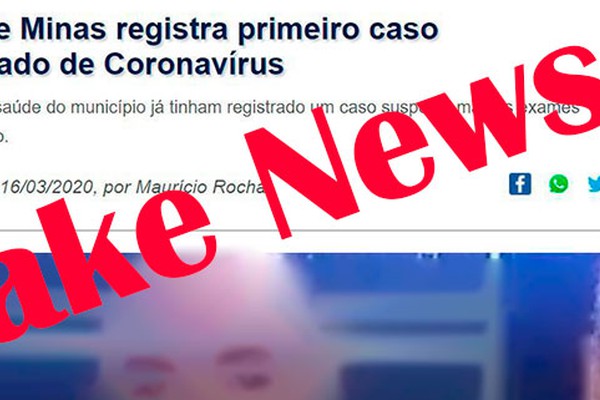 É Fake News! Patos Hoje não publicou confirmação de Coronavírus nesta segunda (16) 