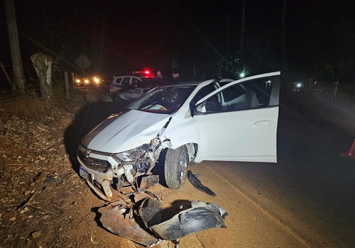 Motorista sofre acidente ao voltar para casa com o carro que tinha acabado de comprar