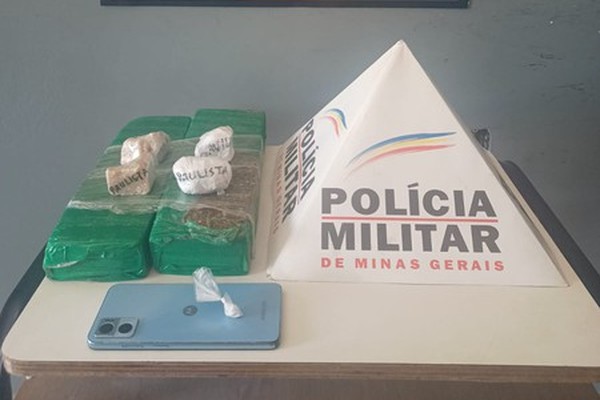 Motorista de 34 anos é preso transportando drogas para as cidades de São Gotardo e Tiros