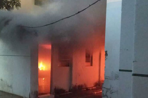 Incêndio em depósito  no centro de Patos de Minas mobiliza bombeiros e assusta vizinhos