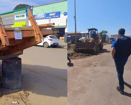 Prefeitura começa a retirar sucatas de veículos abandonadas pelas ruas de Patos de Minas