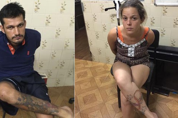 PC prende casal por tráfico de drogas com dinheiro, revólver e cocaína no Abner Afonso