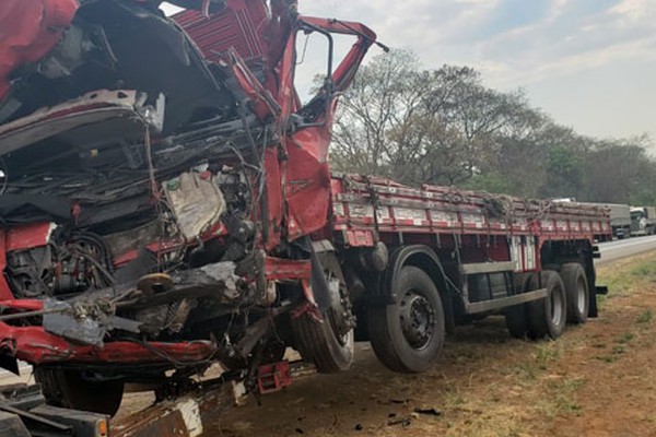 Van bate de frente com caminhão na BR 365 em Patos de Minas e 12 pessoas morrem