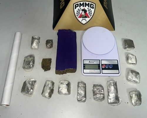 Polícia Militar prende homem por tráfico de drogas durante operação em Patos de Minas