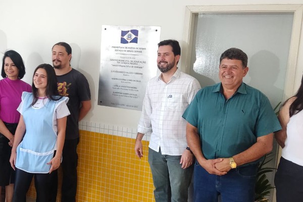 Com capacidade para quase 100 crianças, Prefeitura Municipal inaugura novo CMEI em Patos de Minas