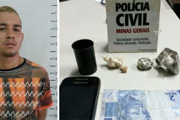 Investigado por furto é preso pela Polícia Civil por tráfico de drogas na Vila Garcia