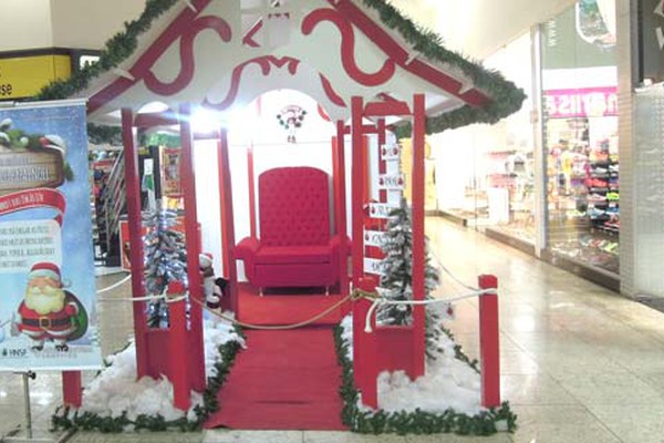 Chegada do Papai Noel será neste domingo no Pátio Central Shopping em Patos de Minas