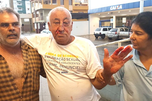 Aposentado de 70 anos é brutalmente agredido em Santana de Patos e amigos pedem Justiça