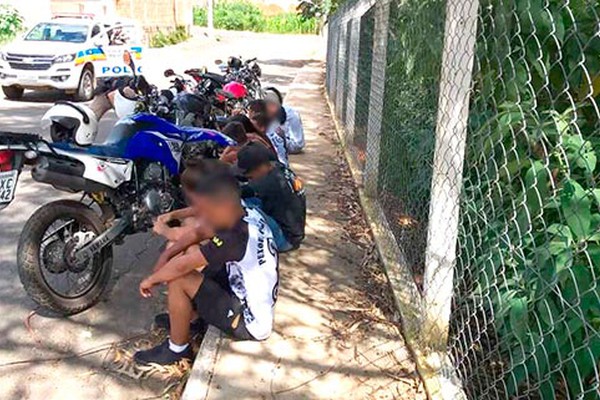 Polícia Militar prende 13 motociclistas por direção perigosa após encontro marcado pela internet