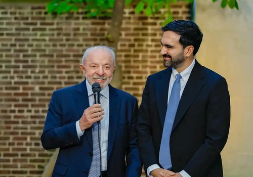 Nos EUA, Lula se reúne com prefeito de Nova York e presidente uruguaio