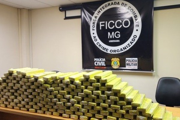 Operação da Ficco resulta na apreensão de 2 toneladas de maconha